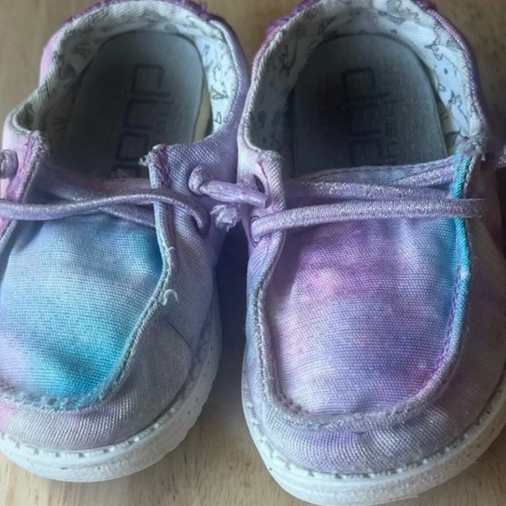 Hey Dudes Purple Unicorn Toddler Wendy